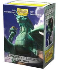 Dragon Shield Matte Art Standard-Size Sleeves - Dragon of Liberty